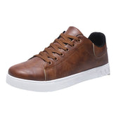Lace-up Flat Shoes Men&
