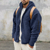 Plush Hooded Jacket Men&