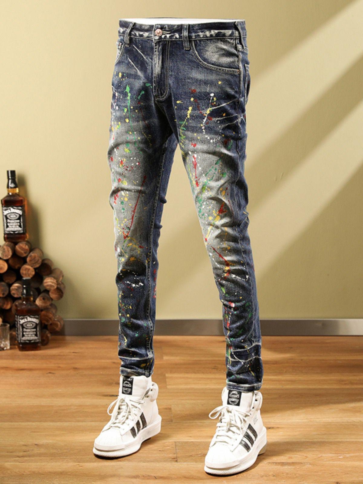 BEST SELLER Fashion Jeans Casual Slim Fit Skinny Trousers