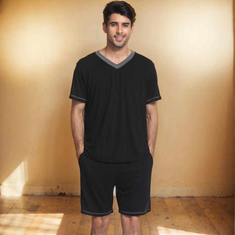 SUMMER Casual Suit Short-sleeved Shorts Two-piece Set - Swefashionstore