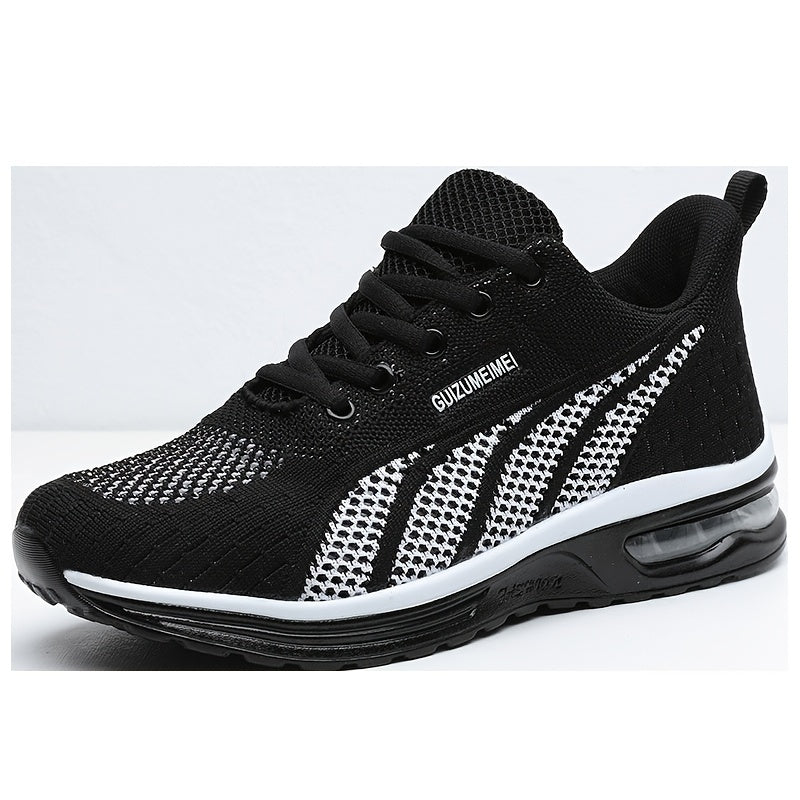Lightweight Breathable Air Cushion knitted Running Shoes, Women&
