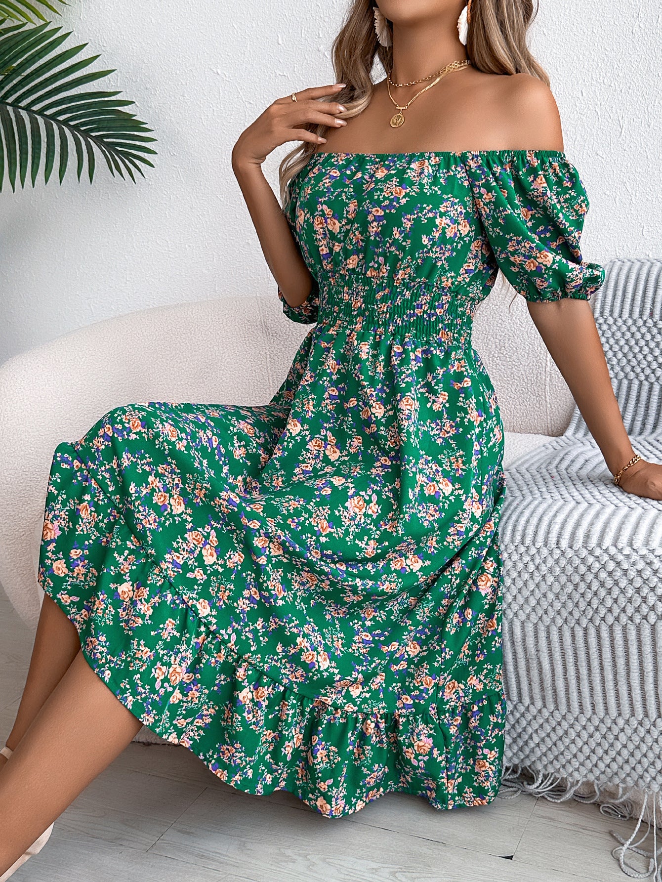 Summer Fashion Ruffles Dresses Women's Clothing