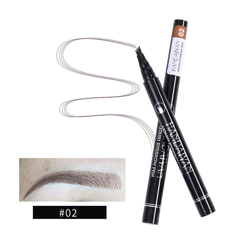 Four-head Eyebrow Pencil Liquid Eyebrow Pencil Tattoo Eyebrow Pencil Eyebrow Pencil 4-head Eyebrow Pencil Four-jaw Eyebrow Pencil - Swefashionstore