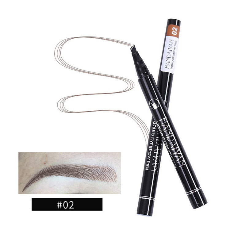 Four-head Eyebrow Pencil Liquid Eyebrow Pencil Tattoo Eyebrow Pencil Eyebrow Pencil 4-head Eyebrow Pencil Four-jaw Eyebrow Pencil - Swefashionstore