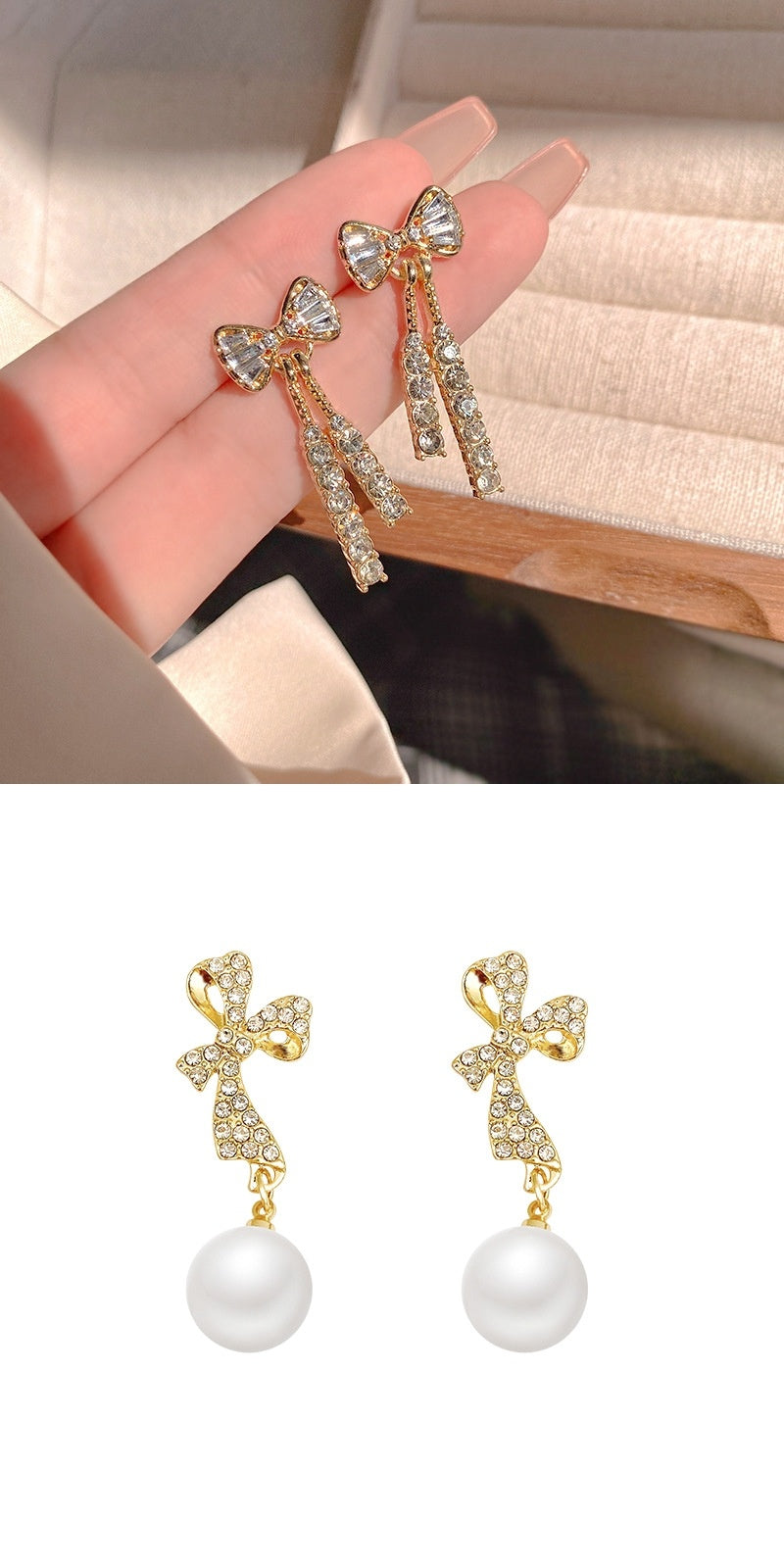 INS Butterfly Earrings with Rhinestones - Elegant Earrings for a Dazzling Look - Swefashionstore