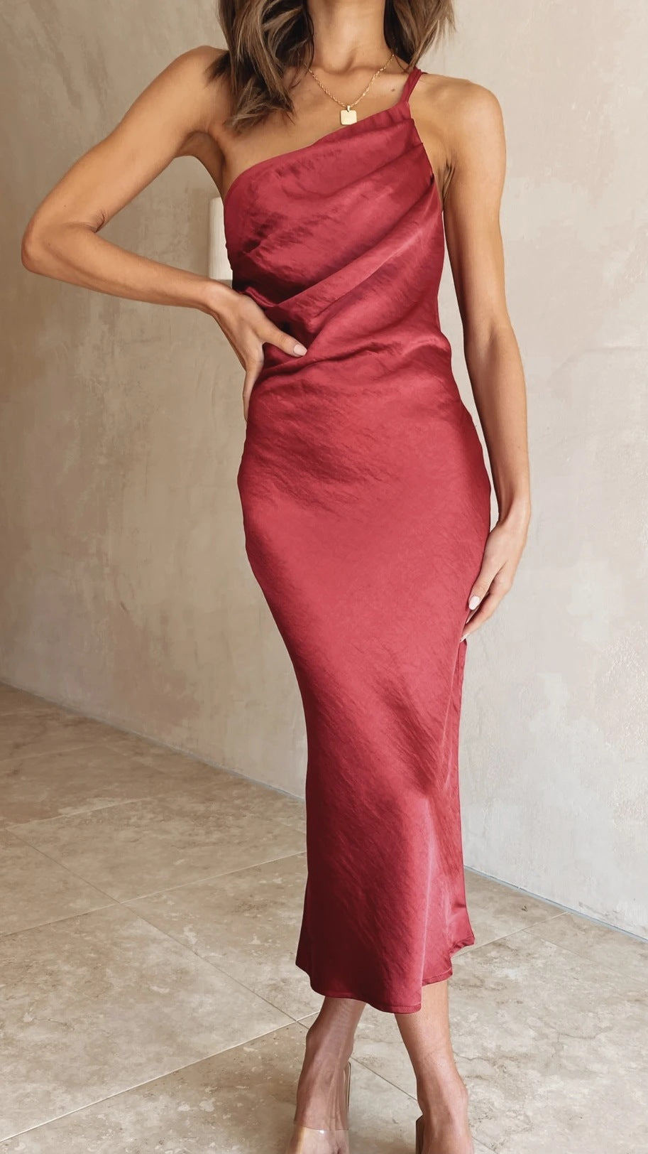 NEU MODISCHES SLIM-FIT-Kleid mit Schnürung hinten