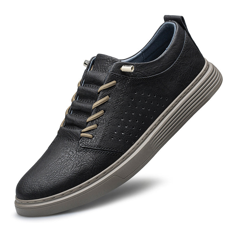 Casual Low-top Cowhide Surface Fashion Shoes - Swefashionstore