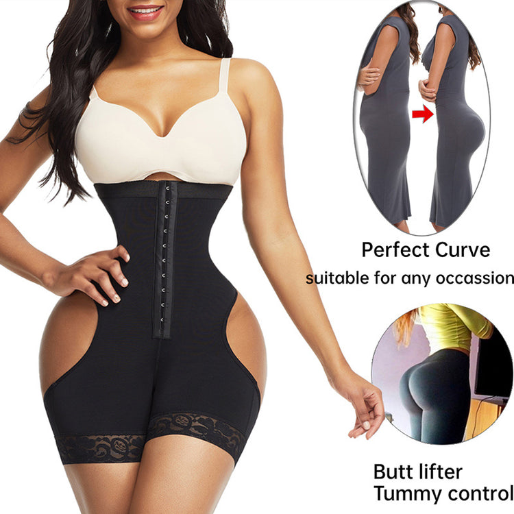 Women Shapewear High Waist Butt Lifter Tummy Control Underwear Workout Waist Trainer Corset - Swefashionstore