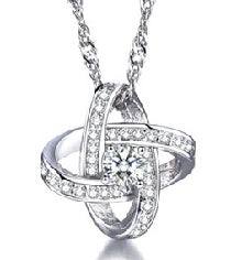 LIMITIERTE EDITION 925 Sterling Silber Halskette für Damen