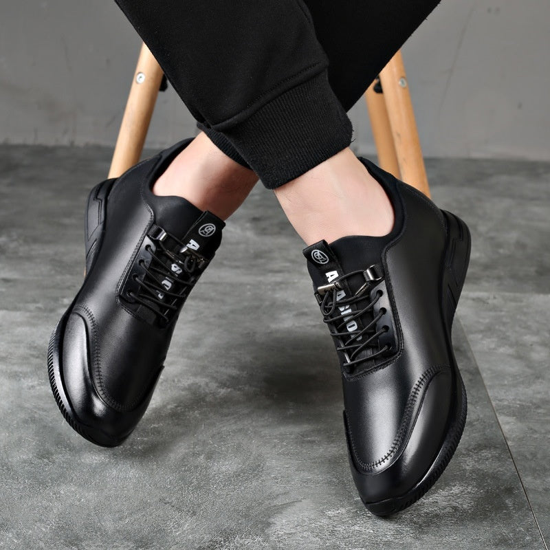 Soft Bottom Casual Leather Shoes - Swefashionstore