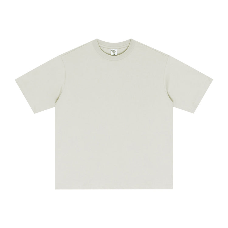 Street Long-staple Cotton Solid Color Short Sleeve - Swefashionstore