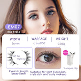 Natural Eyelashes Magnetic Suction False Eyelashes - Swefashionstore