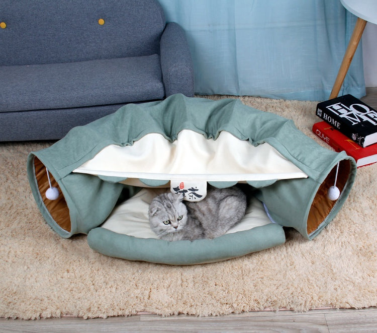 Pet Cats Tunnel Interactive Play Toy - Swefashionstore