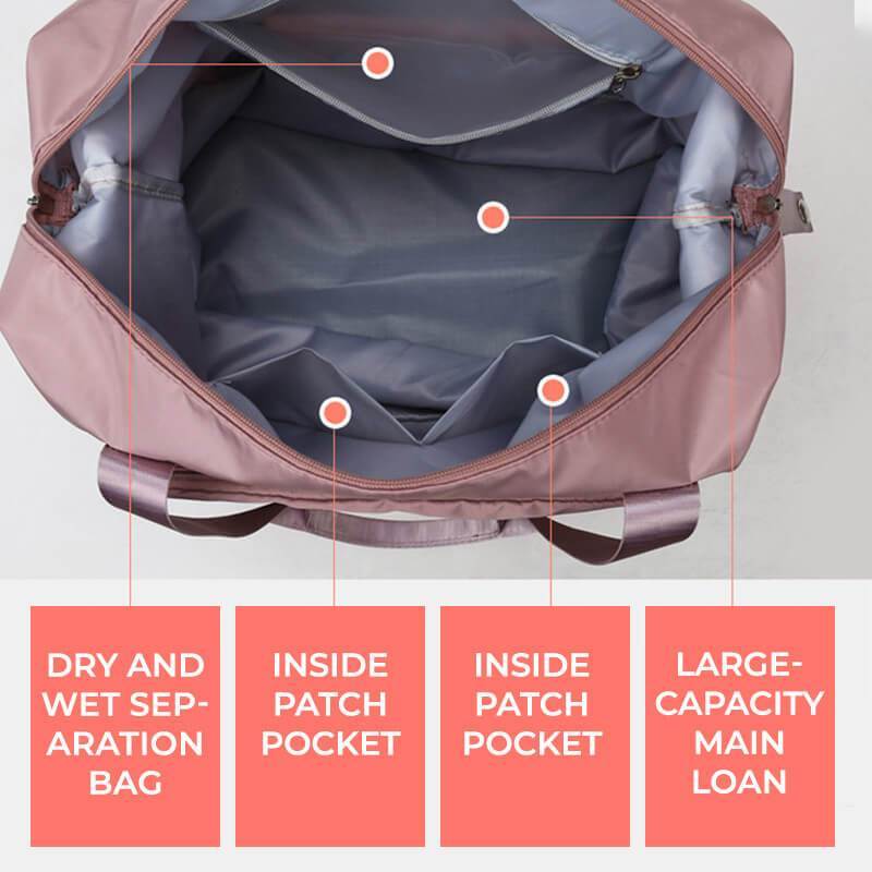 Foldable Storage Travel Bag Waterproof Large Capacity - Swefashionstore