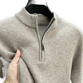 Casual Half Zipper Thermal Knitwear Coat - Swefashionstore