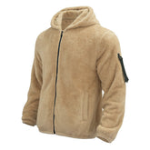 Plush Hooded Jacket Men&