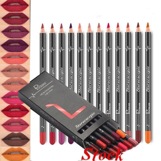 36 Color Lip Liner Waterproof Non-smudge Nude Color - Swefashionstore