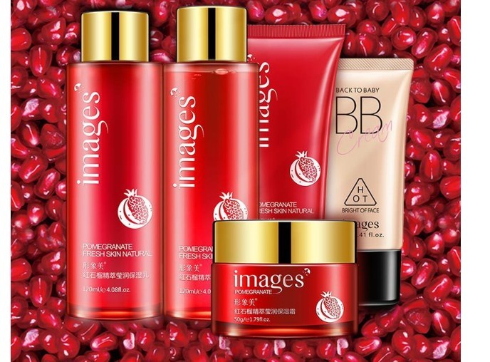 Red pomegranate Yingrun suit Facial Care Set - Swefashionstore