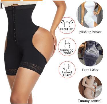 Women Shapewear High Waist Butt Lifter Tummy Control Underwear Workout Waist Trainer Corset - Swefashionstore