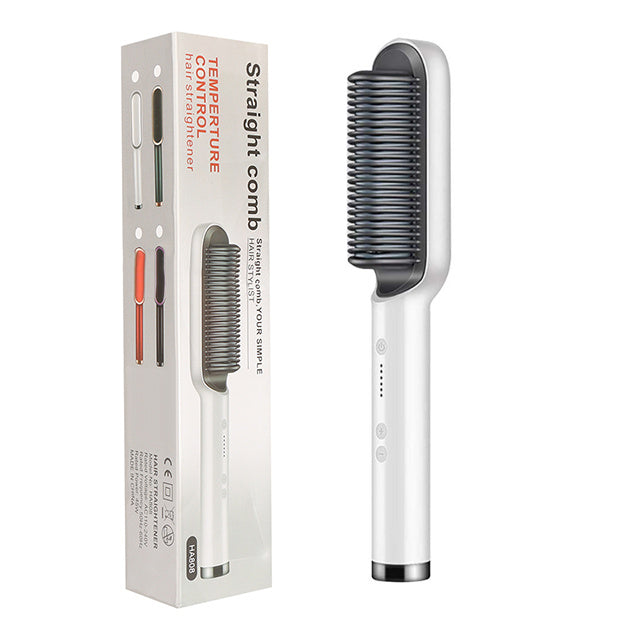 Hot Electric Hair Straightener And CurlingBrush