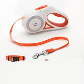 Automatic Retractable Leash Dog Collar Spotligh - Swefashionstore
