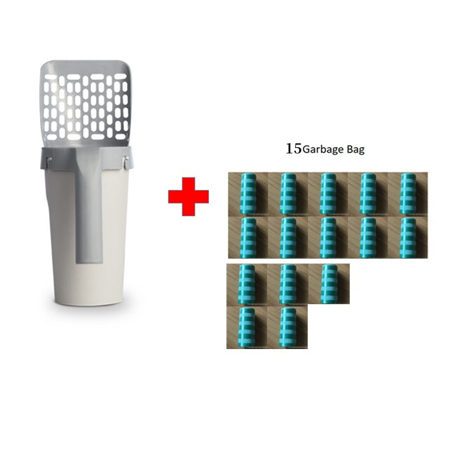 Storage Box Integrated Lazy Cat Litter Shovel Set - Swefashionstore