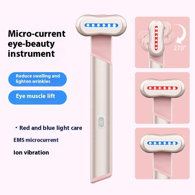 4 Colors Electric Red Blue Light Therapeutic Warmth Face Massage - Swefashionstore