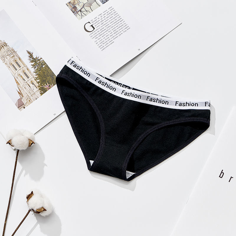 Comfortable Low-Waist Underwear Pure Cotton Panties