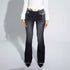 Bestseller American Retro Girl Low-Waist Skinny Jeans - Swefashionstore