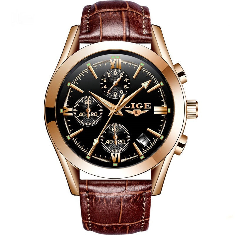 Temperament Business Multifunction Quartz Watch - Swefashionstore