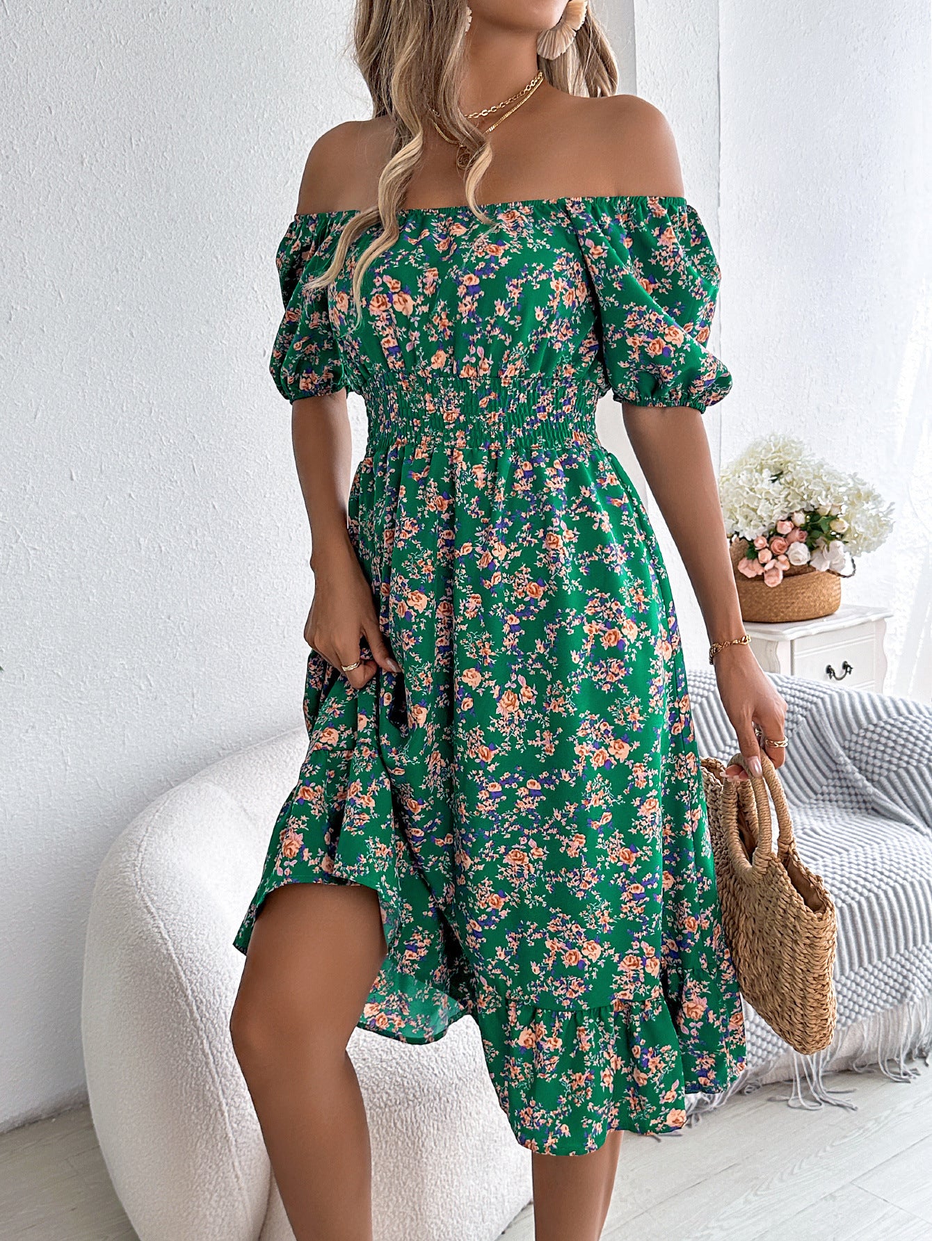 Summer Fashion Ruffles Dresses Women's Clothing