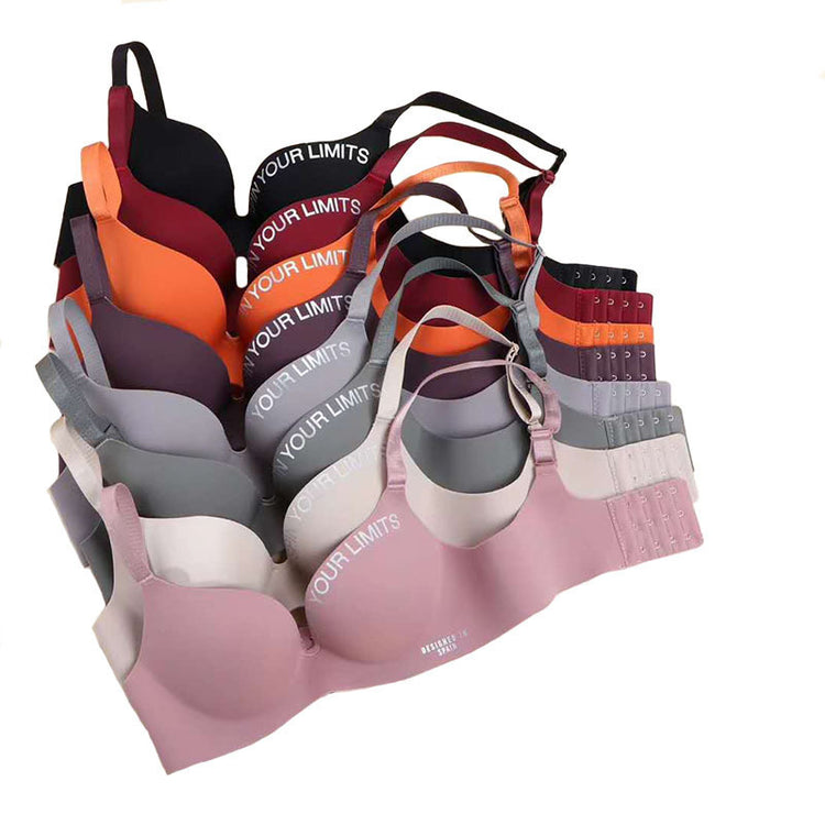 British Letters Bra One-piece Seamless Wireless Adjustable Underwear For Women - Swefashionstore