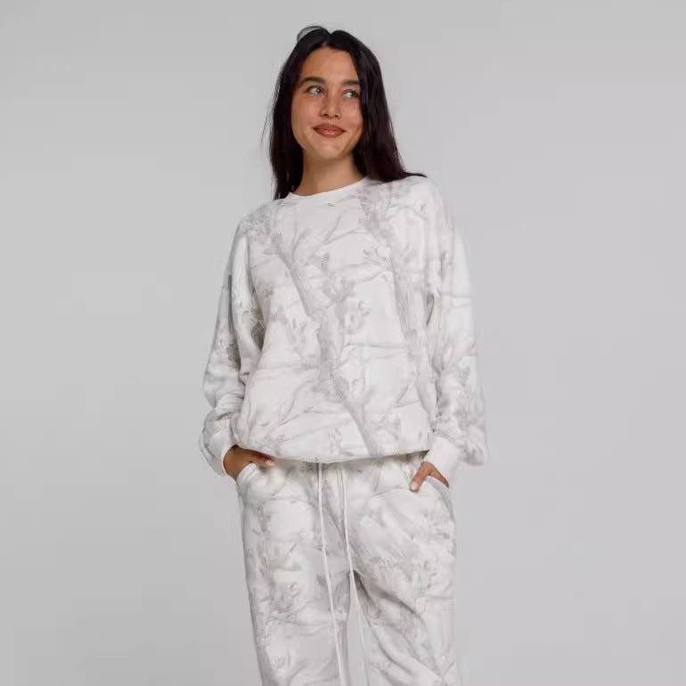 Bestseller Zweiteiler Damen Camouflage Hoodie/Hose
