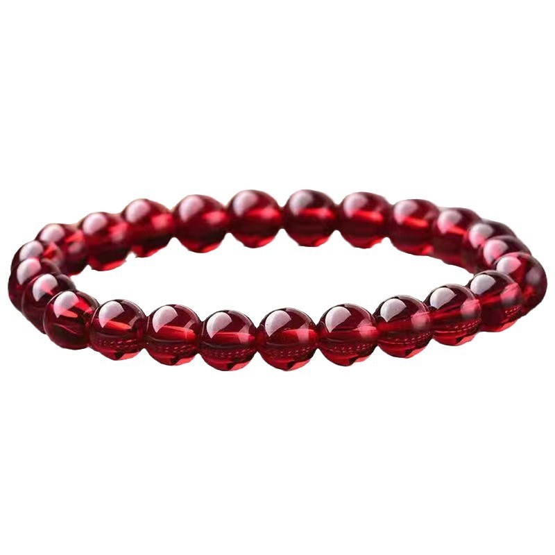 Damenarmband mit einer Schleife aus Glasgranat