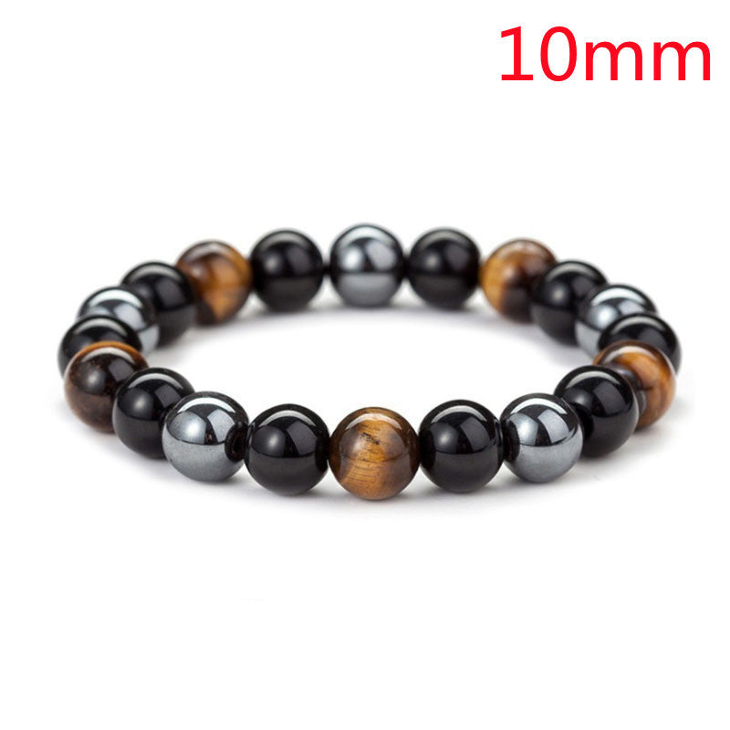 TIGER Eye Stone Bracelet Natural SMOOTH Bracelet - Swefashionstore