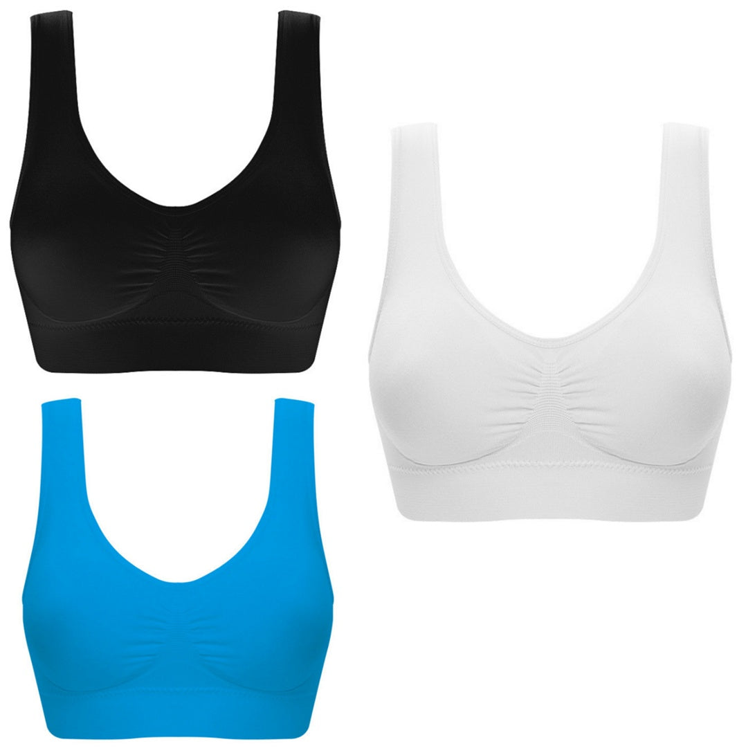 Women YOGA Tank Tops SPORTS Bra Workout Fitness - Swefashionstore