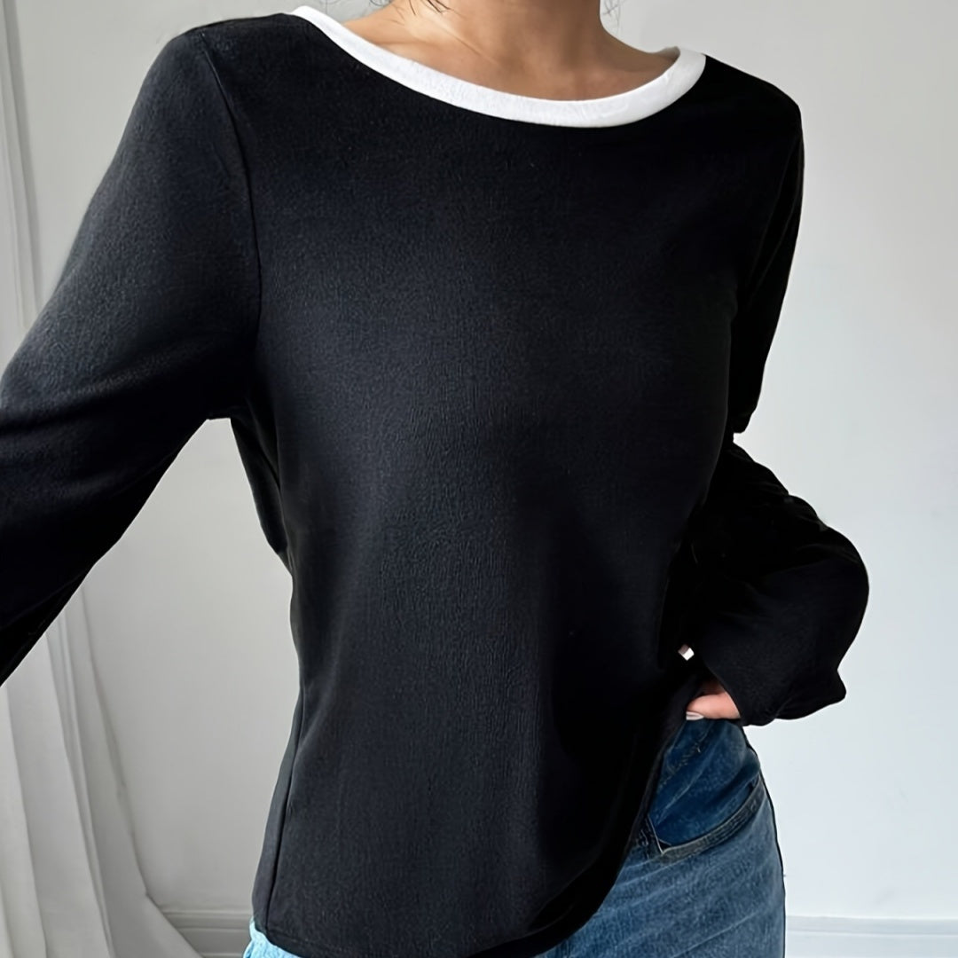 Women's Trendy Round Neck Two-Piece Full Sleeve