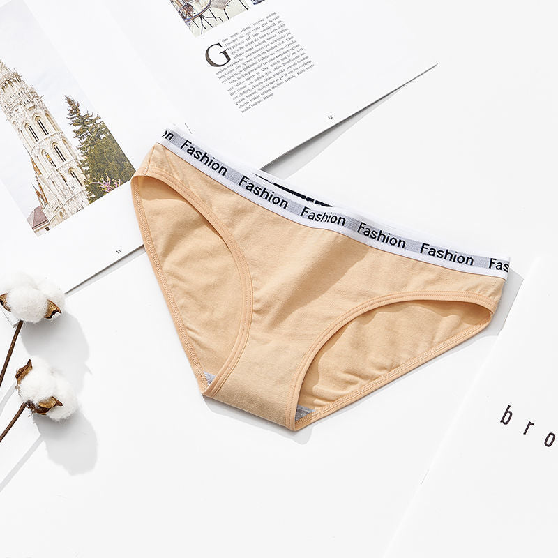 Comfortable Low-Waist Underwear Pure Cotton Panties