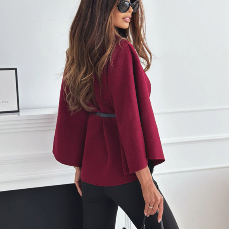 NEW Stand Collar BATWING Sleeves Cloak