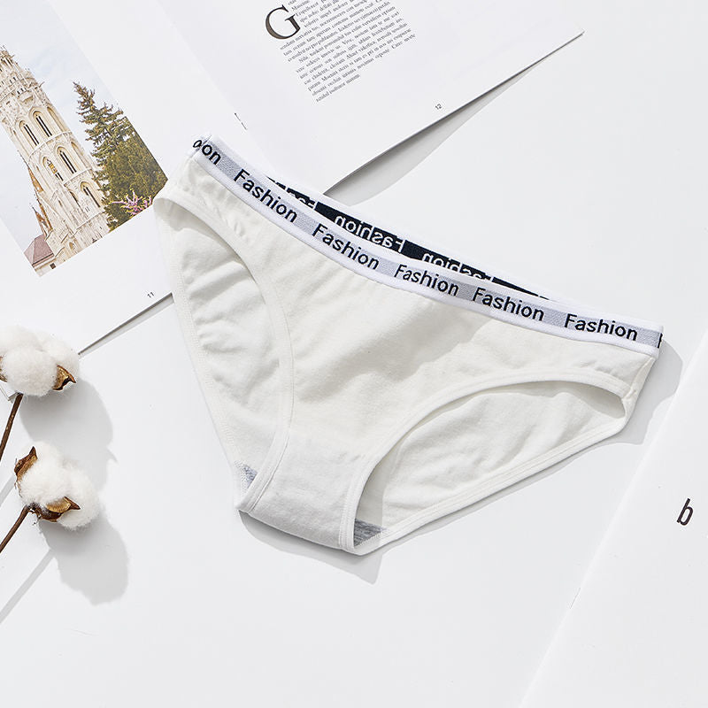 Comfortable Low-Waist Underwear Pure Cotton Panties