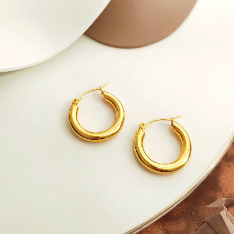 Gold Plated Vintage European MAYSU Ring Earrings - Swefashionstore