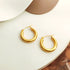 Gold Plated Vintage European MAYSU Ring Earrings - Swefashionstore