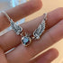 Vintage Gothic Angel Wings Necklace - Swefashionstore