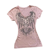 American Retro V-neck Short Sleeve - Swefashionstore