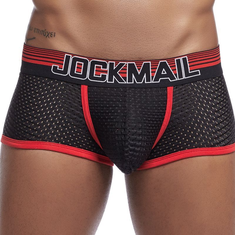 Men Underwear Boxer Breathable Mesh boxe - Swefashionstore