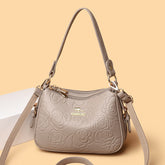 Soft Leather Textured Ethnic Style Simple Versatile Large Capacity Shoulder Messenger Bag - Swefashionstore