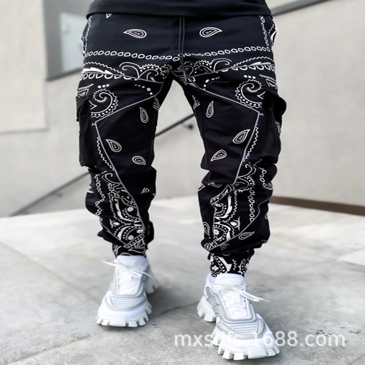 BEST SELLER Print Trousers LOOSE Casual WIDE-LEG Harem Pants