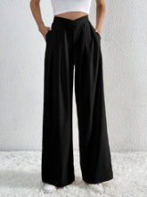 Summer New Solid Color Pleated Casual Wide-leg Pants - Swefashionstore