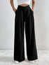 Summer New Solid Color Pleated Casual Wide-leg Pants - Swefashionstore