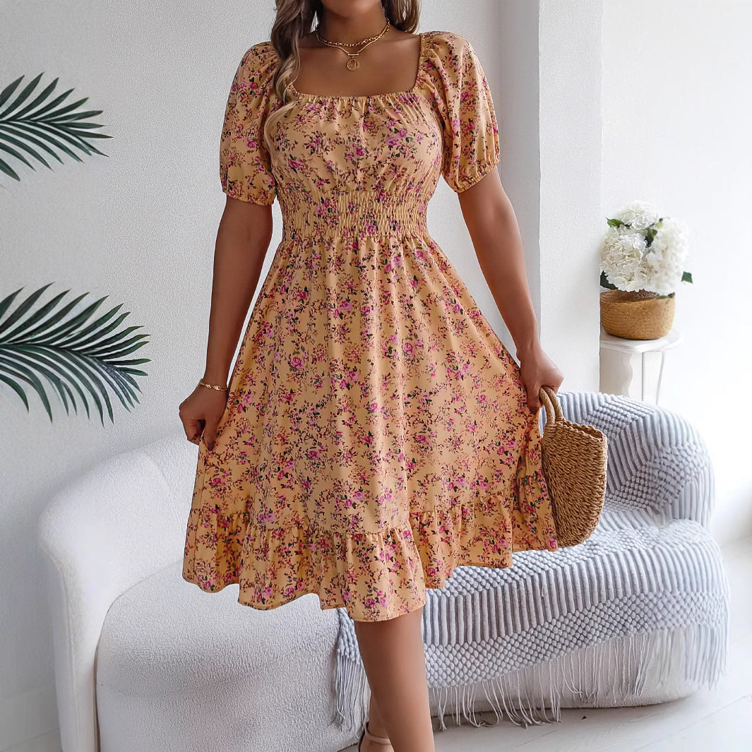 Summer Fashion Ruffles Dresses Women's Clothing